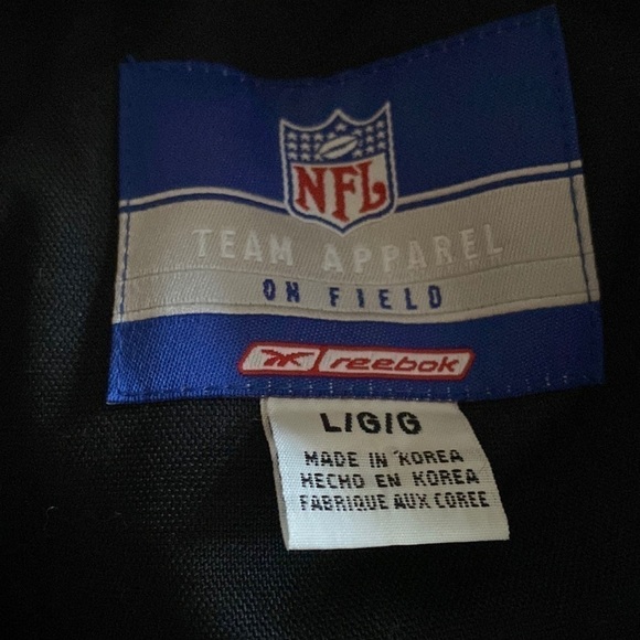 NFL REEBOK PITTSBURGH STEELERS HEAVYWEIGHT Jacket Men’s Size Large Like New ECU - Picture 4 of 16